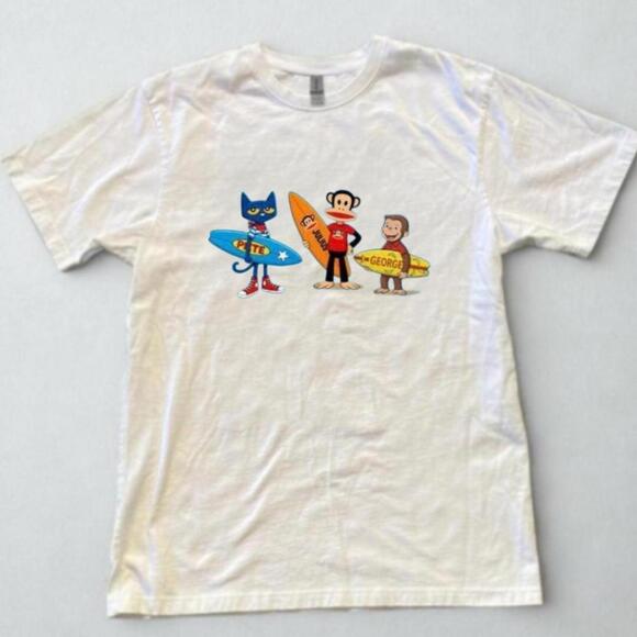 Other - Gildan Men White T-Shirt, Pete The Cat And His Friends White T-Shirt
